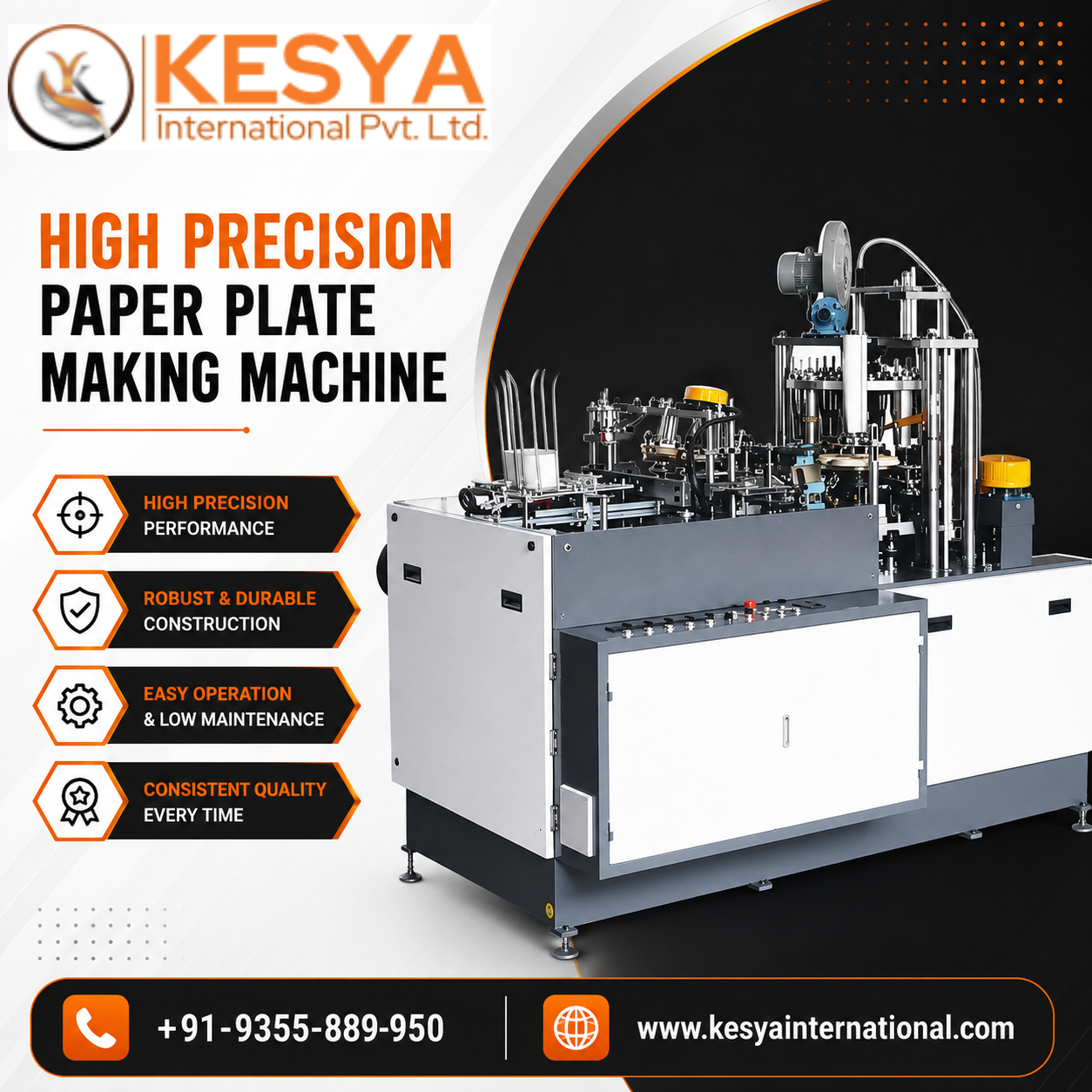 Business Ready Disposable Item Machine Manufacturers | Kesya International Pvt. Ltd.